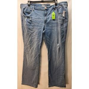 SO Jeans Womens Size 24 x 42 Mid Rise Bootcut Light Wash Denim Blue Flare 1092